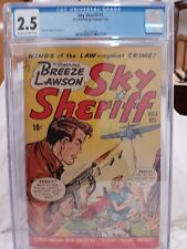 Sky Sheriff #1 (Summer 1948, D.S. Publishing) Golden Age, CGC Graded (2.5) picture