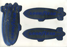 Vintage Lot 6 Goodyear Blimp Tire decal Sticker Foil Decals picture