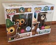 funko pop woodsy owl flocked smokey bear ad icons picture
