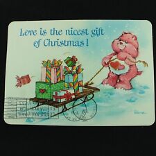 CLASSIC POSTCARD - CHRISTMAS CARE BEAR - LOVE A LOT- 1983 COVER picture