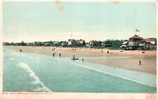 Postcard ME Old Orchard Beach South from Ocean Pier Unposted Vintage PC H4430 picture