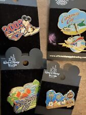 Lot of 4 Vintage Disney Trade Pins Castaway Cay Donald Mickey New on Cards picture