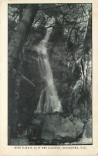 1912 Postcard Saw Pit Canyon Falls, Ad for Orr Cyclery 515 S. Myrtle Monrovia CA picture