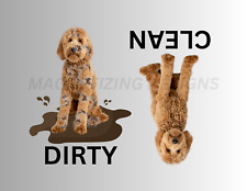 GOLDENDOODLE Clean Dirty Dishwasher Flexible Magnet picture