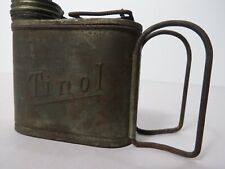 WW2 German TINOL Brass Kerosene Pocket LAMP ~  Made in Germany picture