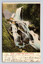 1904 Neptune's Cave Waterfall Cascatelle Grotta di Nettuno Tivoli Italy Postcard picture