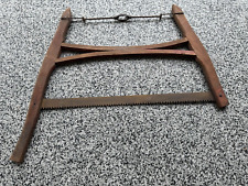 Antique Vintage Buck Bow Hand Saw Farm Barn Country Décor picture