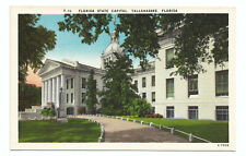 Florida State Capitol Tallahassee FL Postcard c1940 picture