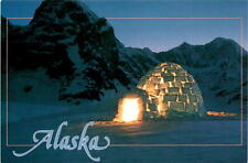 Alaska Range, Jeff Schultz, Alaskastock Images, igloo, dawn Postcard picture