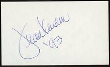 Jean Kasem signed autograph auto 3x5 Cut American Actress Radio Personality picture