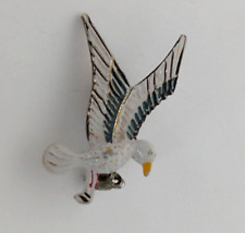 Lightweight Bird in Flight Black White Lapel Pin picture