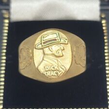 Vintage 1930s DICK TRACY Radio Series Green HAT RING  picture