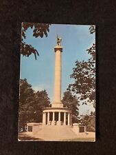 Chattanooga TN New York Peace Monument Vintage Standard Postcard Unposted picture
