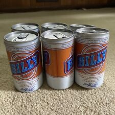 VINTAGE BILLY BEER CANS UNOPENED EMPTY 6 PACK CANS W/ CAN RING - BREWERIANA picture