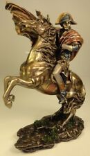 French Leader Napoleon on Horse Crossing Saint Bernard Pass Statue Bronze Color picture