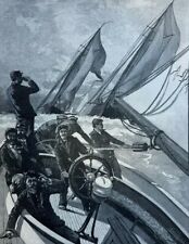 1882 Evolution of American Yacht Henry Eckford George Steers John C. Stevens picture
