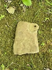 Hag Stone • Natural Black Hand Sandstone from Mohican River Ohio Untumbled Rock picture