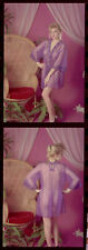Sexy LINGERIE Model - 4 Color 35mm Negatives - 1960s? See-Through Negligee picture