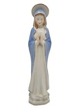 VTG Praying Virgin Mary Tall Figurine Statue Madonna Blessed Religious 11