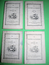 1850-53 THE YOUTH'S DAYSPRING ~ 4 ISSUES ~ CHRISTIAN FOREIGN MISSIONS picture