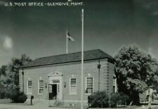 US Post Office Glendive Montana Real Photo RPPC Vintage Postcard picture