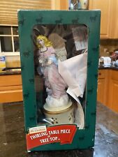 1998 Mr. Christmas Twirling Table Piece Or Tree Top Angel With Star In Box picture