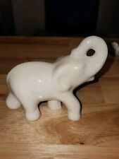 Vintage Lucky White Ceramic Elephant picture