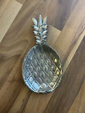 Vintage Eleanor Claire Silver Pineapple Trinket Tray Made In Japan picture