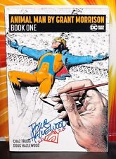 ANIMAL MAN BY GRANT MORRISON Book One TPB SIGNED By Doug Hazlewood (Co-Artist) picture