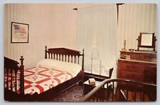 Post Card Robert Lincoln's Bedroom-Abraham Lincoln's Home F425 picture