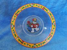 1999 Christmas Snowden And Friends Plastic Cereal Bowl picture