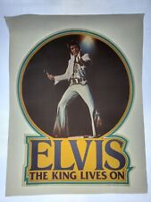 Vintage 1977 Elvis Presley The King Lives On T-shirt heat transfer screen print picture