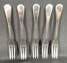 5 Stainless 18/10 Cocktail or Seafood Forks by Dansk in the Silhouette Pattern picture