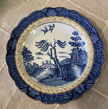 Vintage Booth's Real Old Willow Deep Plate Shallow Bowl  9.25 In picture