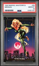 1992 Marvel Masterpieces #55 Meggan PSA 10 picture