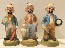 Lot Of 3 Vintage Ceramic Clowns picture