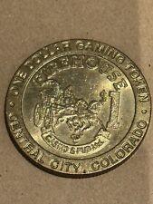 Vintage FIREHOUSE Casino  And Pub Central City Colorado $1 Gaming Token OBSOLETE picture