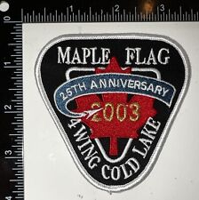 USAF 4th Fighter Wing Cold Lake Maple Flag 2003 25th Anniversary Patch picture