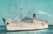 Miami Florida FL SS BAHAMA STAR SHIP Eastern Steamship Lines Postcard D18 picture
