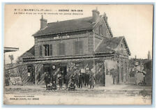 c1910 The Station Whose Veranda Partly Demolished Marseille France Postcard picture