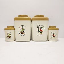 STERILITE PROVINCIAL WARE Salt Pepper Shaker Sets Plastic 1950s Vintage Kitsch picture