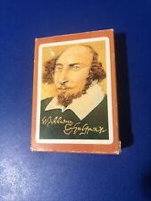 Literary Luminaries William Shakespeare Deck of playing cards picture