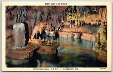 First Lilly Pad Room, Onondaga Cave, Leasburg, Missouri - Postcard picture