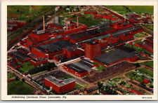 LANCASTER, PA. POSTCARD Armstrong Linoleum Plant, Aerial View picture