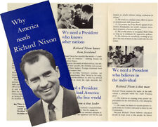 Official 1960 Richard Nixon Campaign Brochure (1003) picture