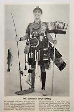 1959 The Summer Sportsman Eager Duffer Golf Fishing Camping  Funny Vtg Print Ad picture