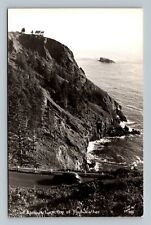 The look out on top of foulweather OREGON RPPC REAL PHOTO POSTCARD picture