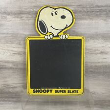 Vintage 1958 Snoopy Super Slate Chalkboard RARE Peanuts Charlie Brown  picture