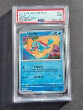 PSA 9 SQUIRTLE 007/165 - SCARLET & VIOLET 151 REVERSE HOLO ENGLISH - MINT picture