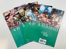 Marvel Comics YOUNG AVENGERS & RUNAWAYS CIVIL WAR COMPLETE SET # 1-4 VF 2006 picture